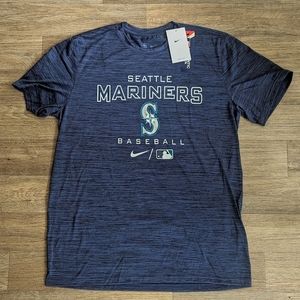 NWT Nike Seattle Mariners Baseball Short Sleeve Nike Tee Men Size Large